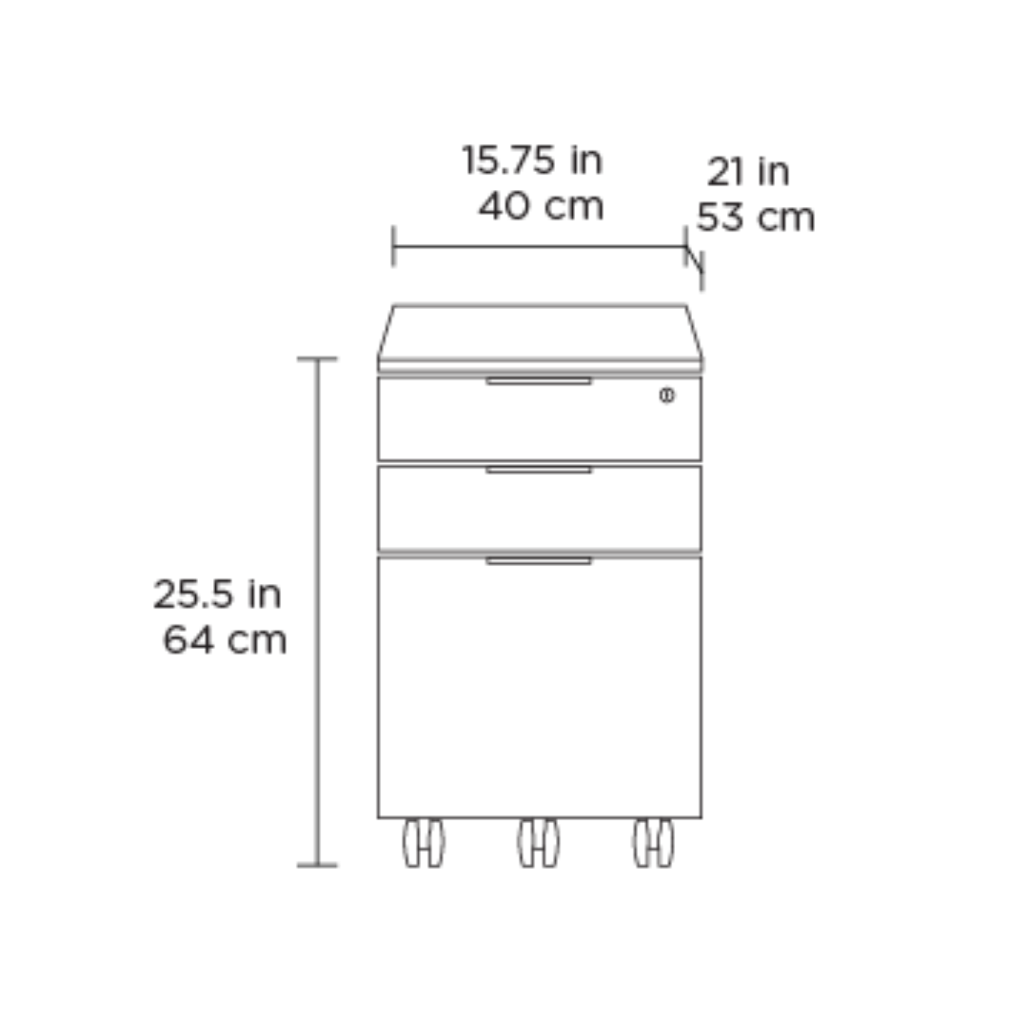 Sigma Mobile File Cabinet