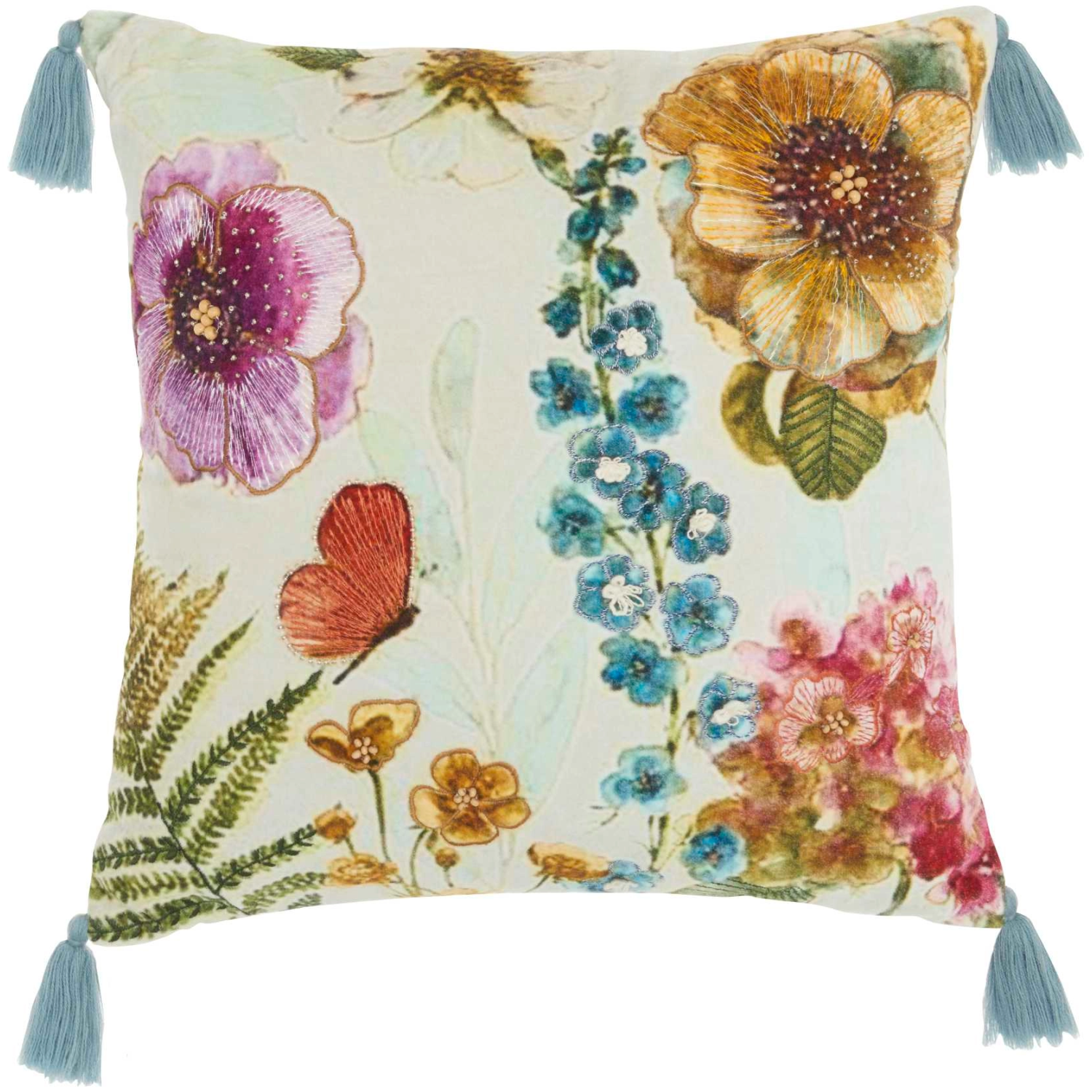 Sofia Accent Pillow Multi Face Fabric Image 