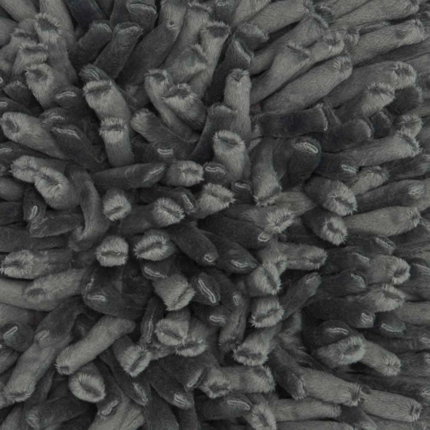 Sofia Accent Pillow Dark Grey Close Up of Texture and Details