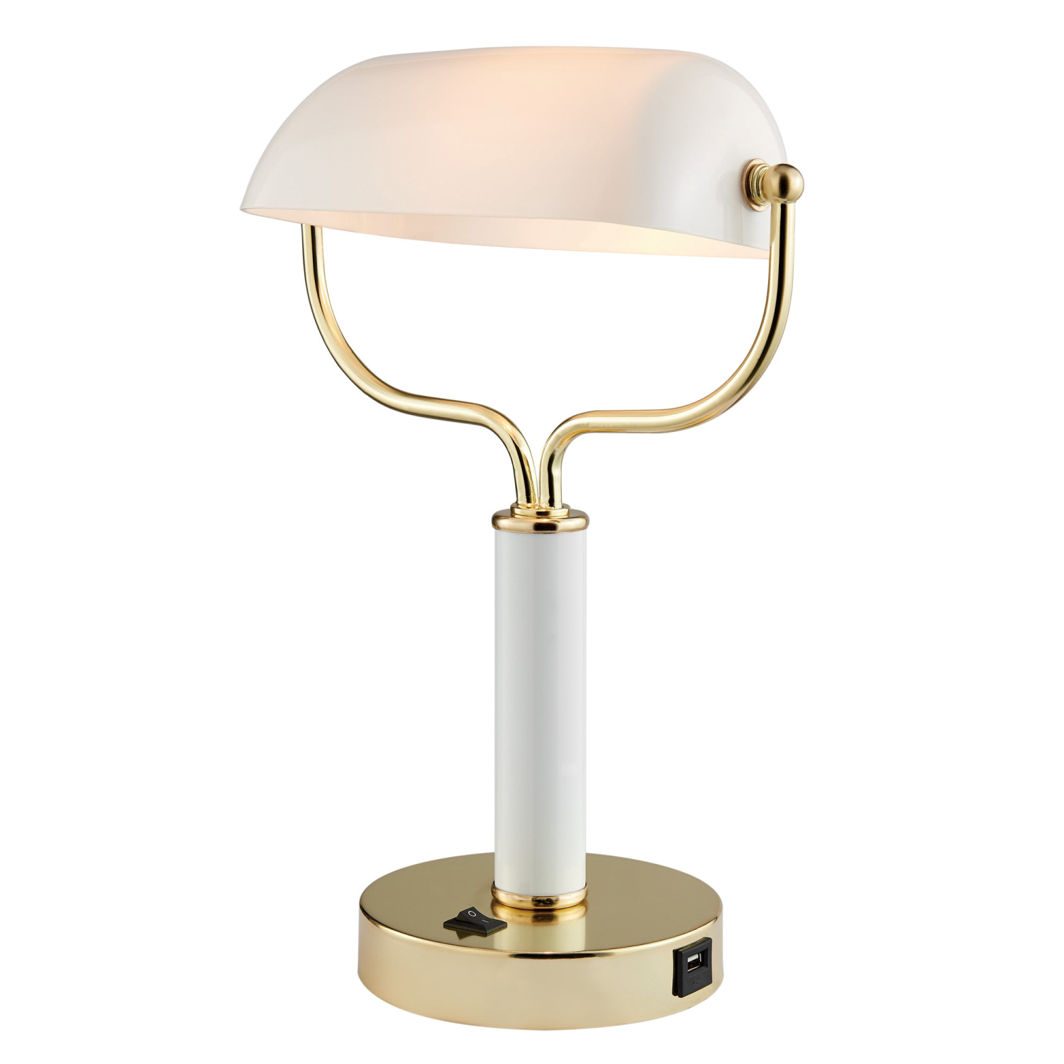 Yanni Desk Lamp Color Option White