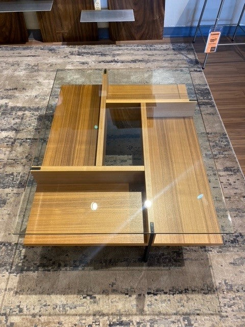 Terrace Rectangular Coffee Table In Natural Walnut