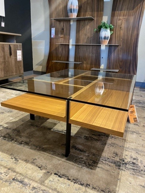Terrace Rectangular Coffee Table In Natural Walnut