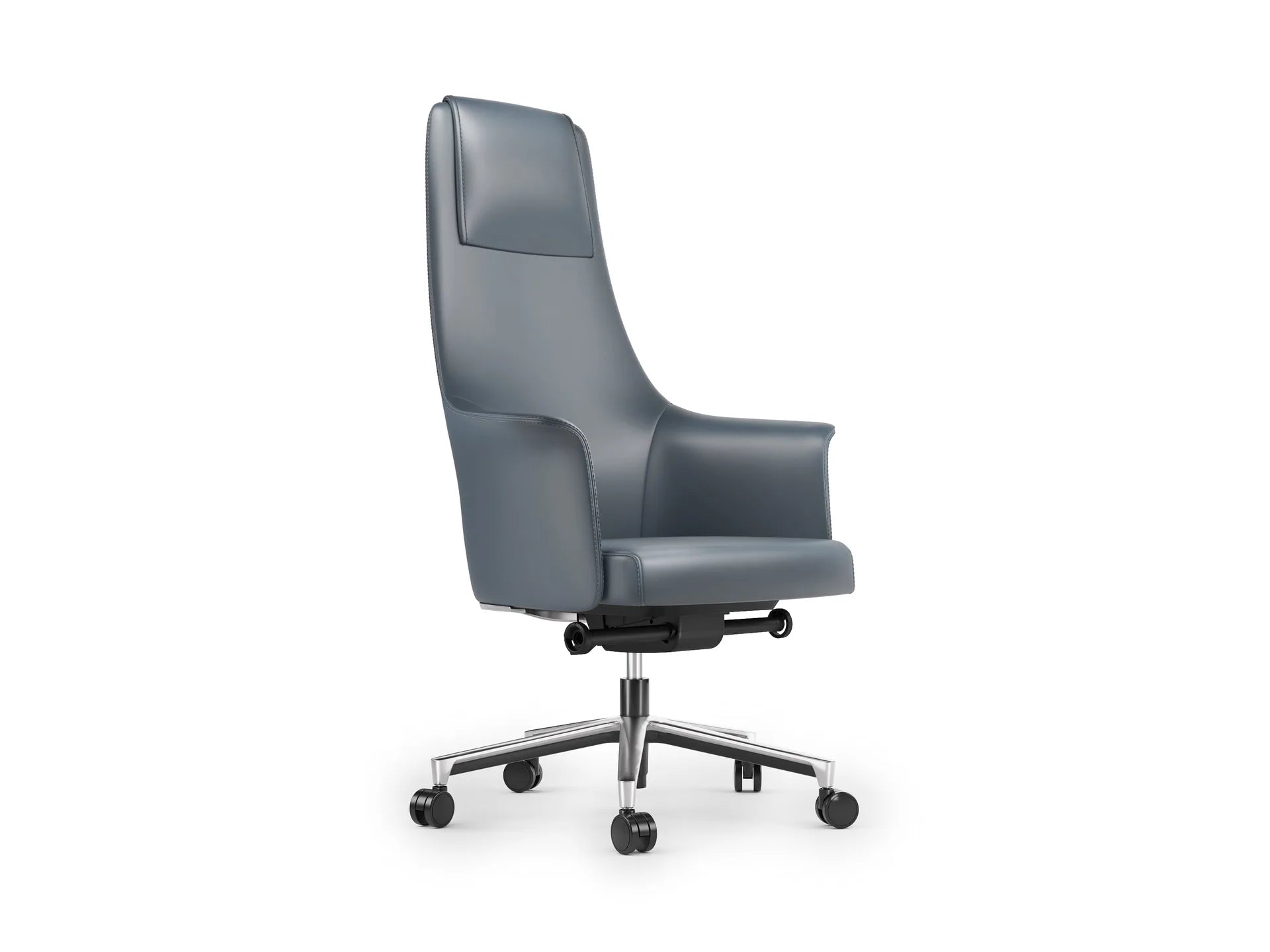 Bolo Office Chair in Ocean Leather