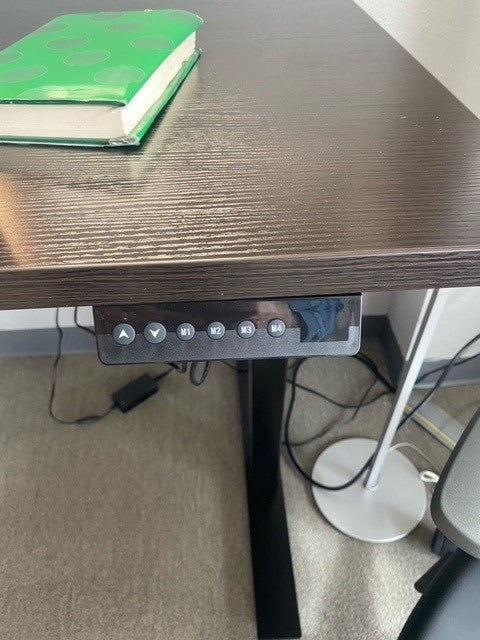 Kalmar 54" Sit-Stand Desk in Espresso