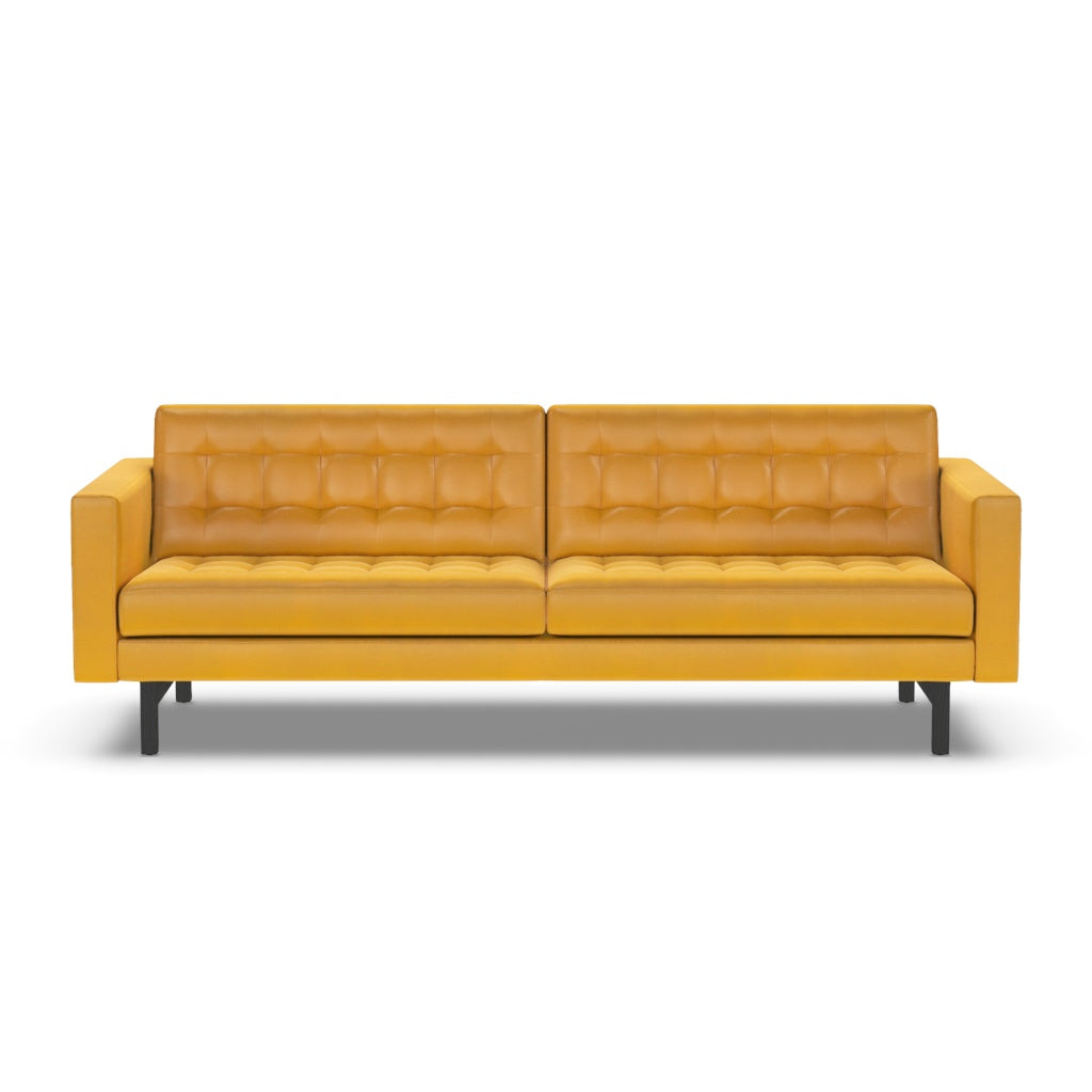 Parker 92" Sofa in Bison Mustard