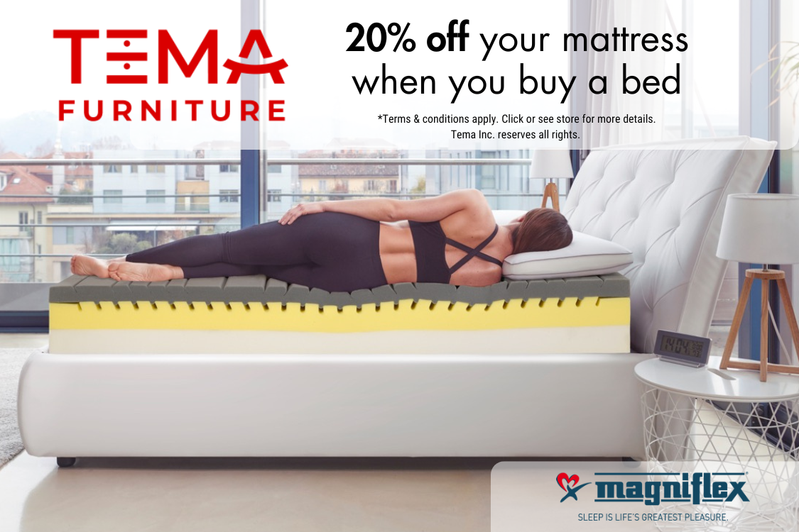 20% off your mattress when you buy a bed