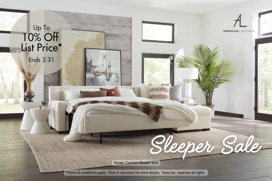 Save on Comfort with American Leather’s Sleeper Sale!