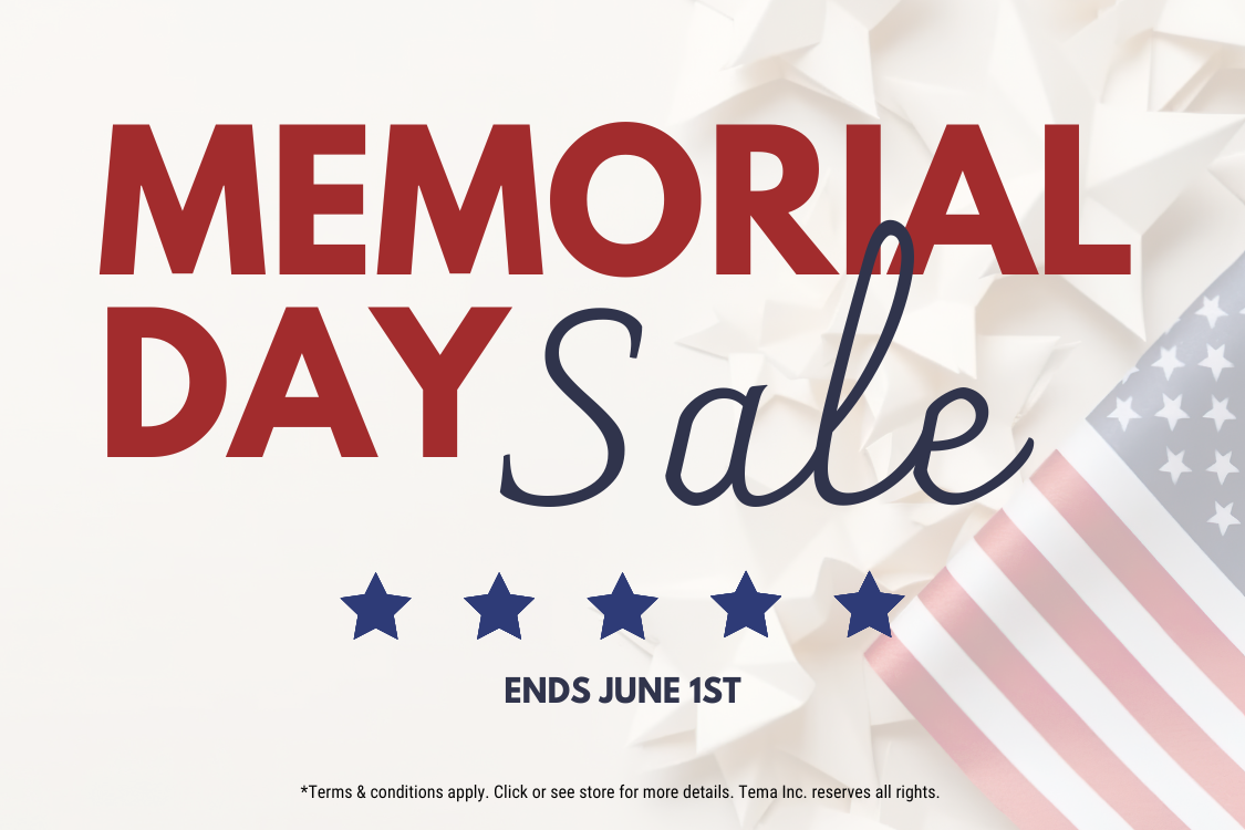 Our Memorial Day Sale Has Arrived