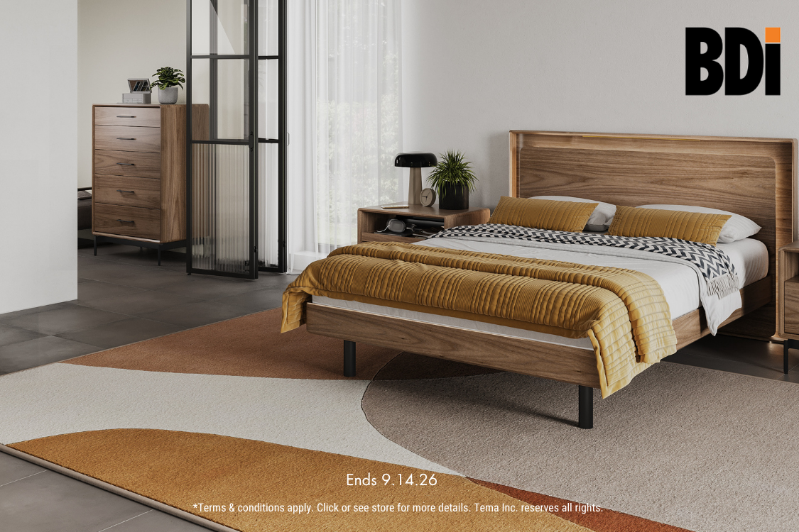 Save 15% on BDI Bedroom Furniture