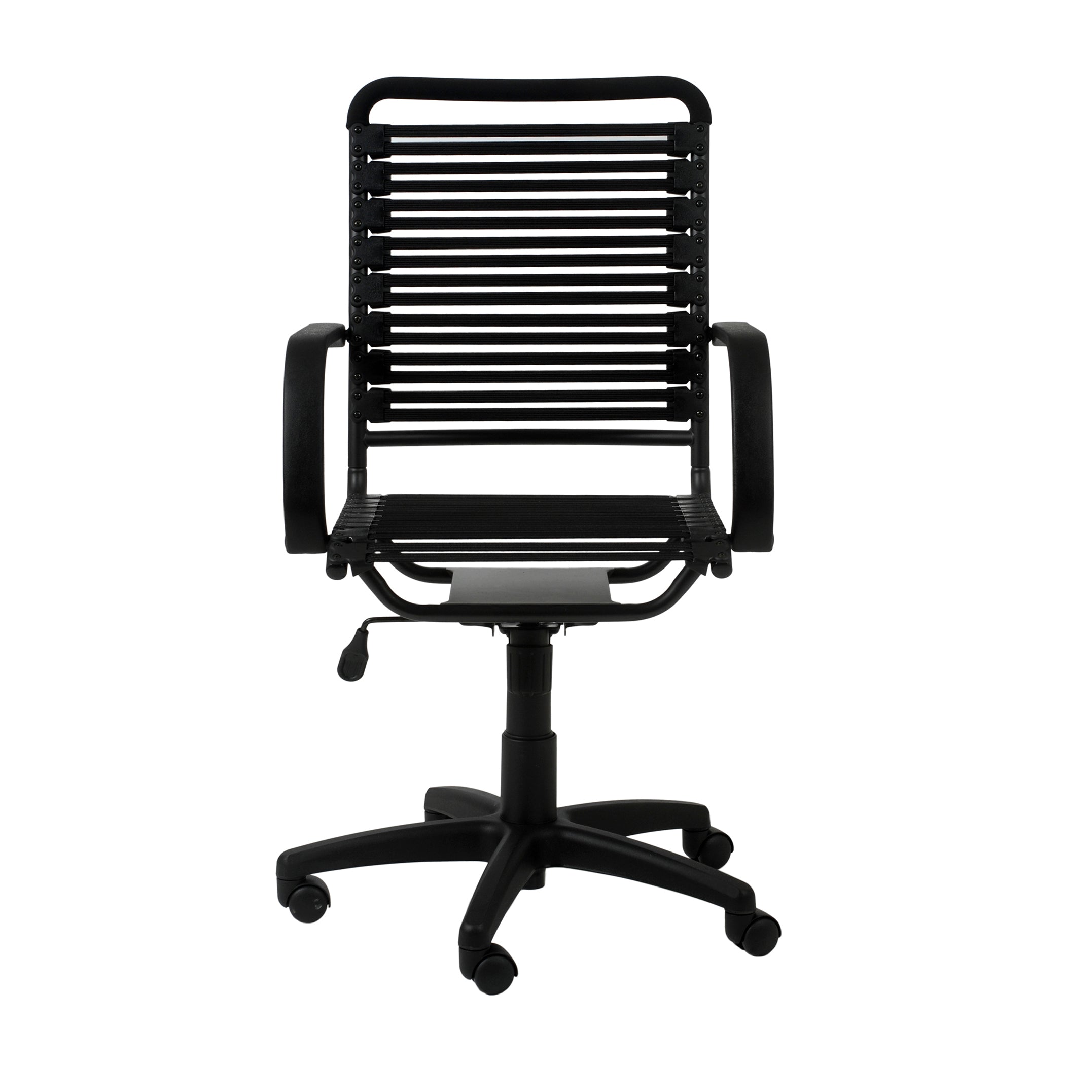 Bunge Flat High Back Desk Chair in Black