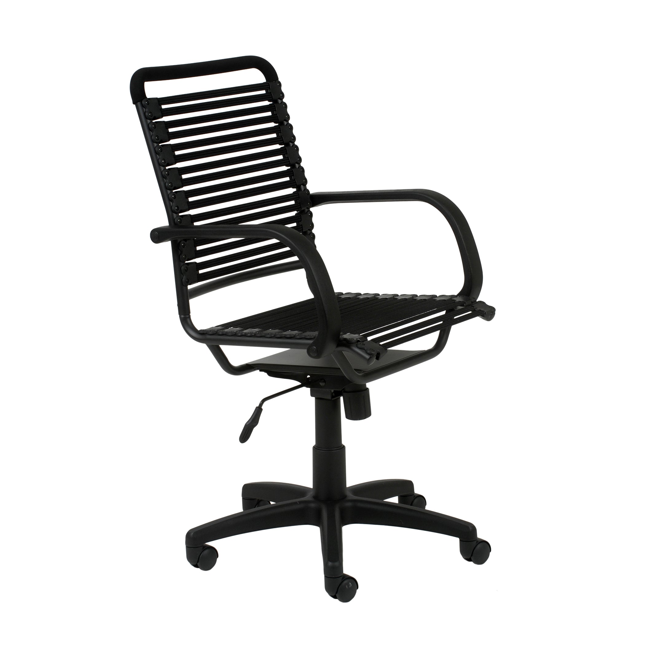 Bunge Flat High Back Desk Chair in Black