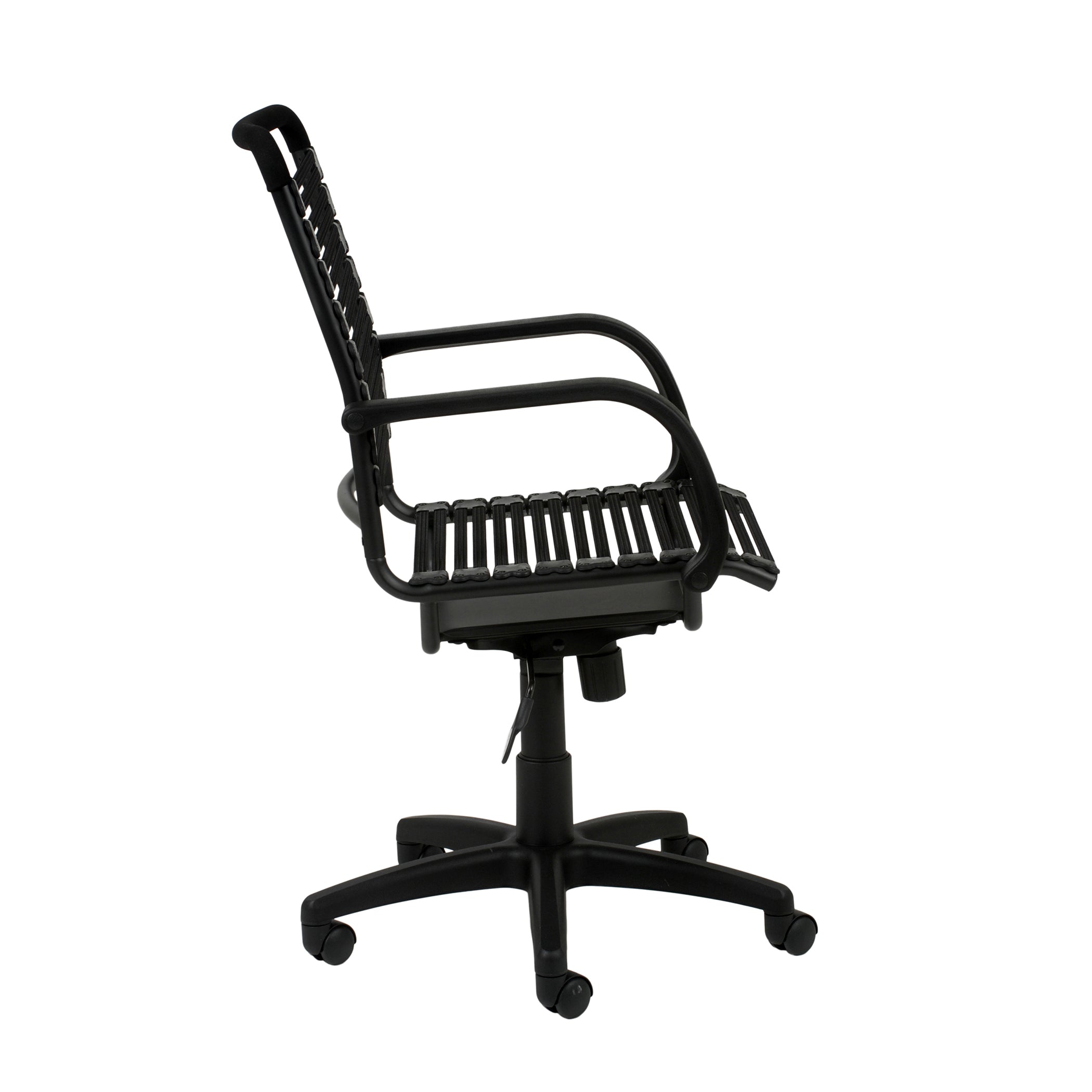 Bunge Flat High Back Desk Chair in Black