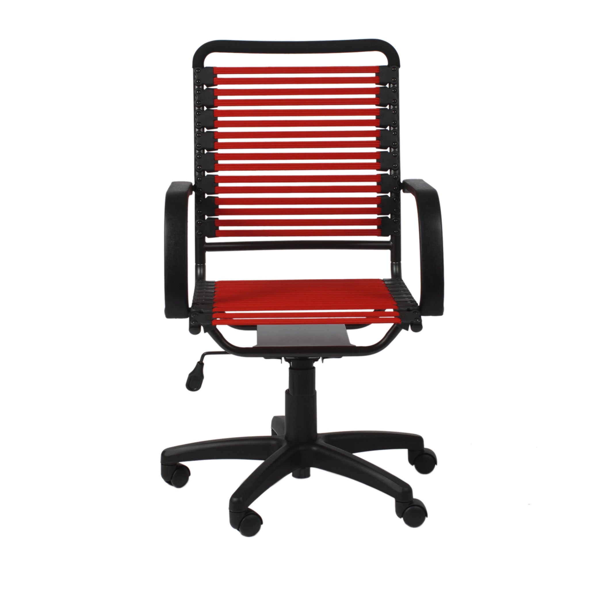 Bunge Flat High Back Desk chair in Red