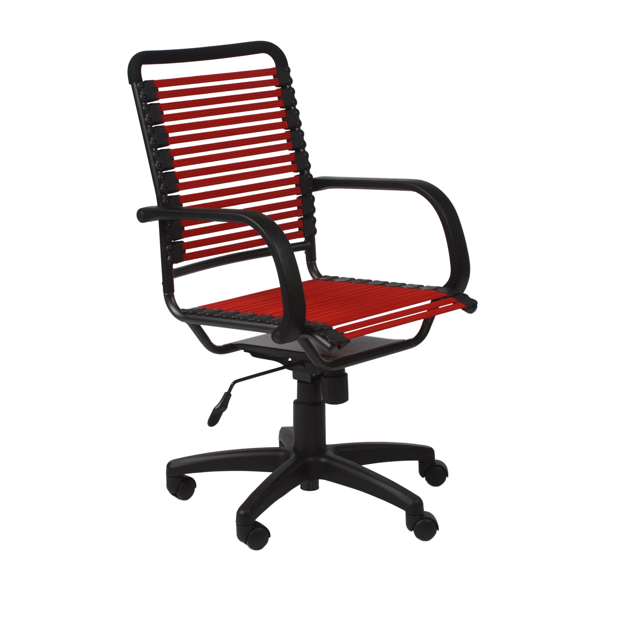 Bunge Flat High Back Desk chair in Red