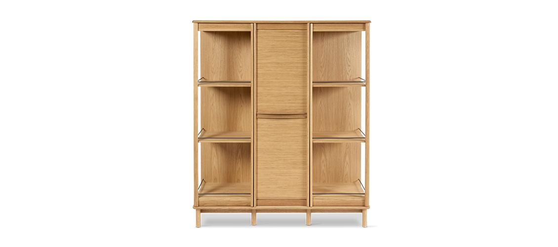 Dual Cabinet 546 in Oak Lacquer