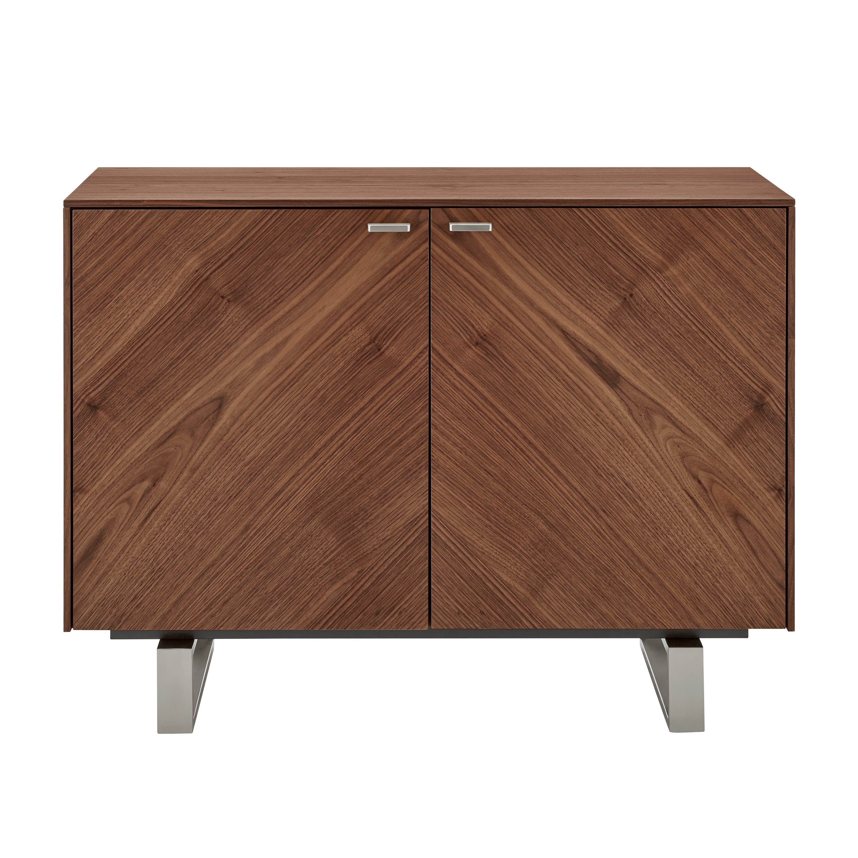 Alvarado 40" Sideboard in Walnut with Steel Legs