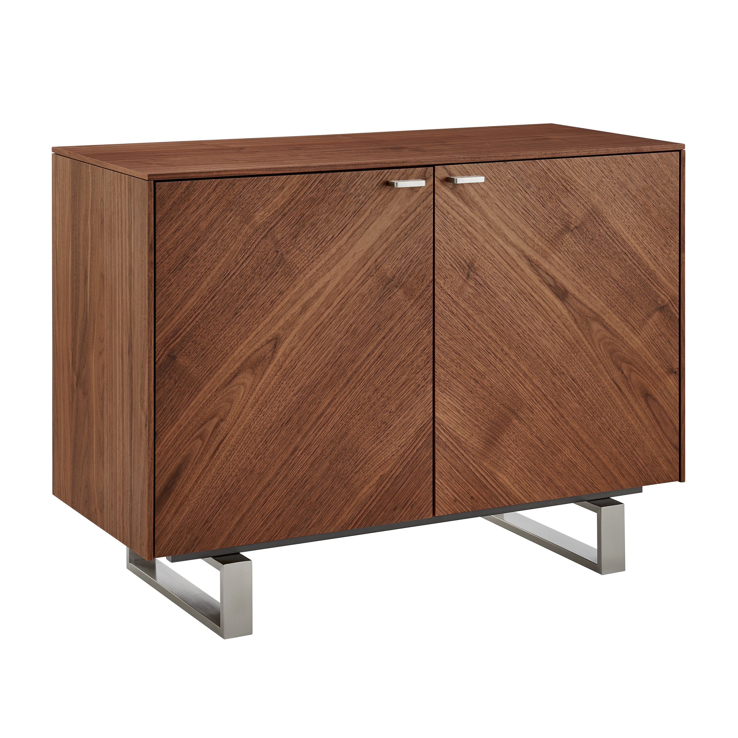Alvarado 40" Sideboard in Walnut with Steel Legs