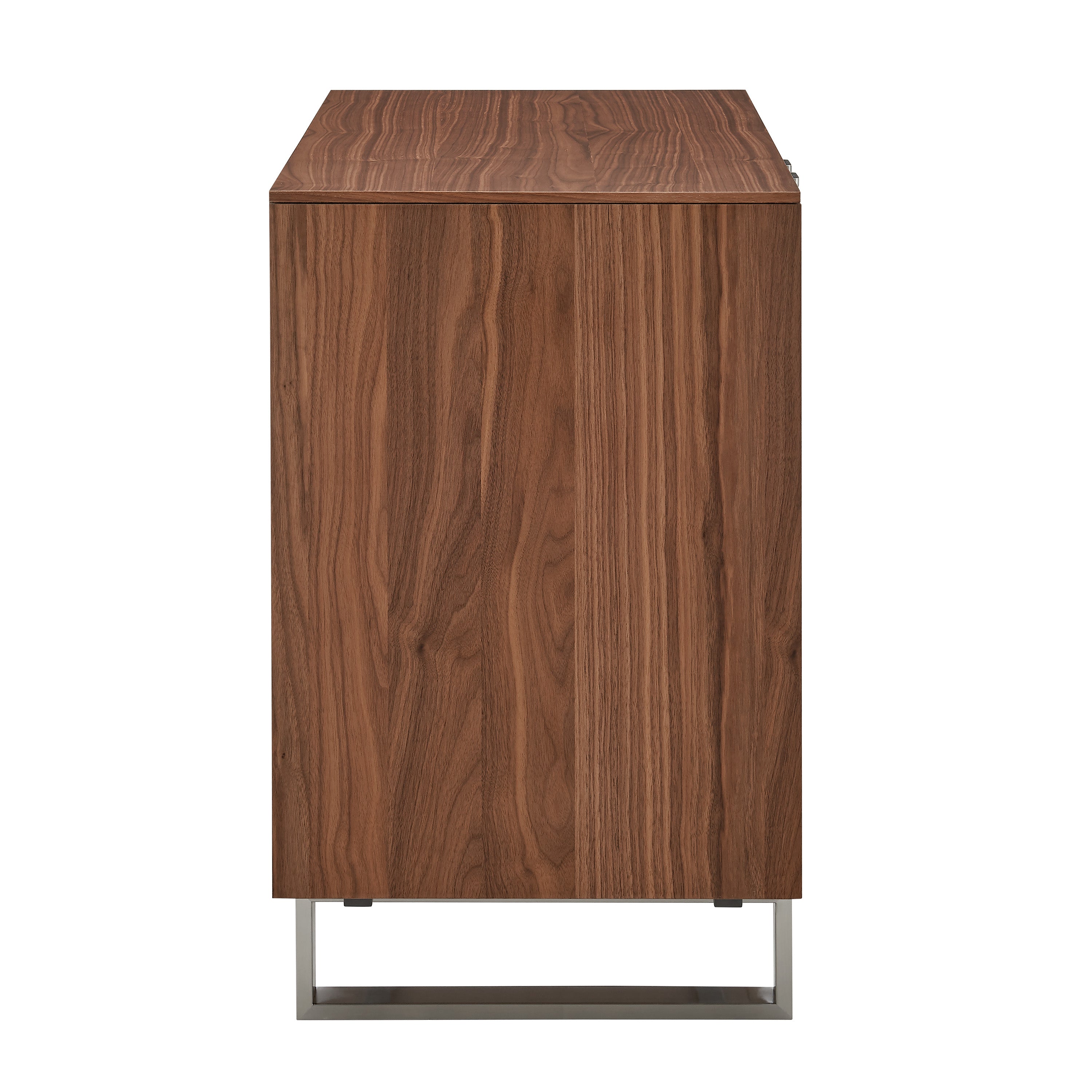 Alvarado 40" Sideboard in Walnut with Steel Legs