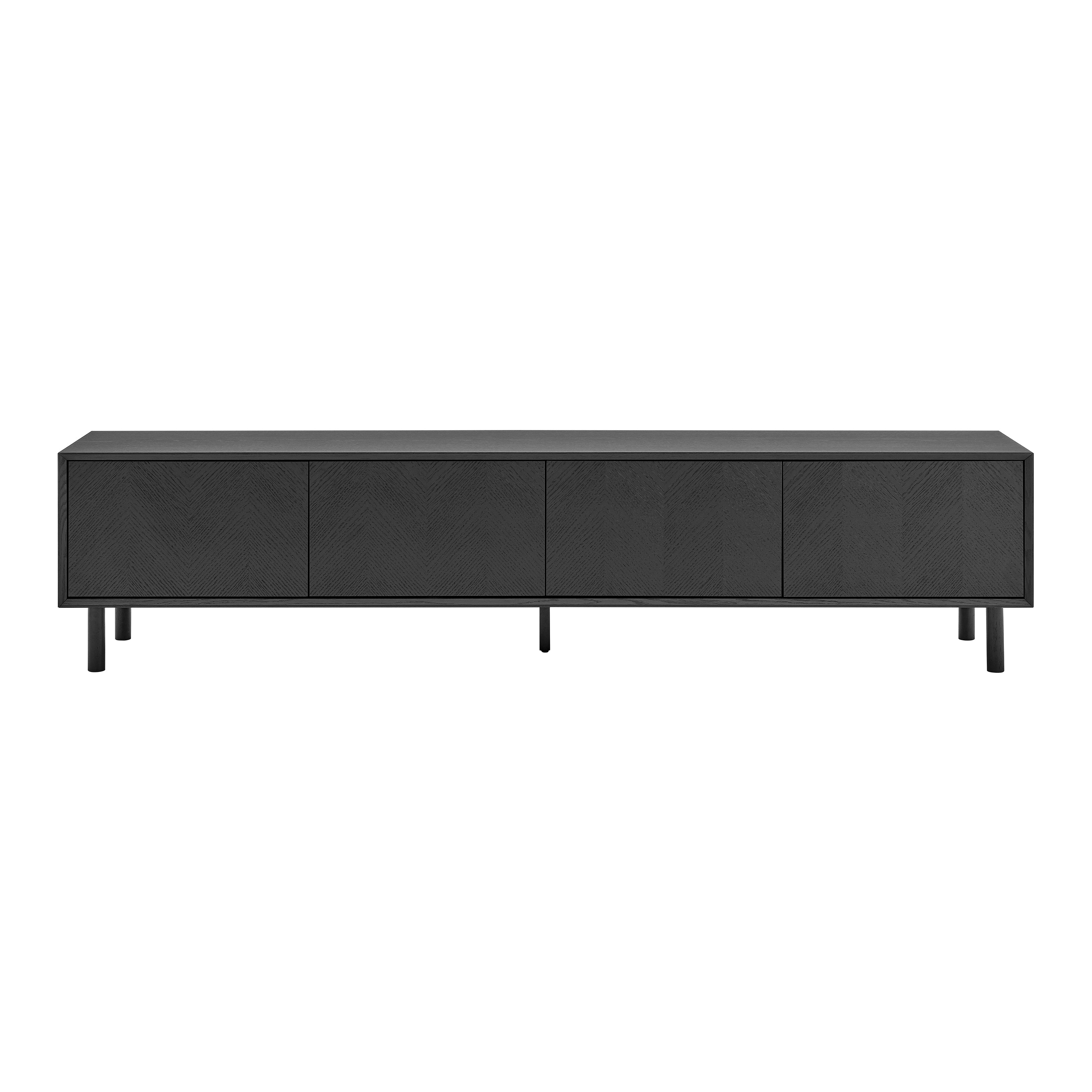 Kayla 85" Media Stand in Black