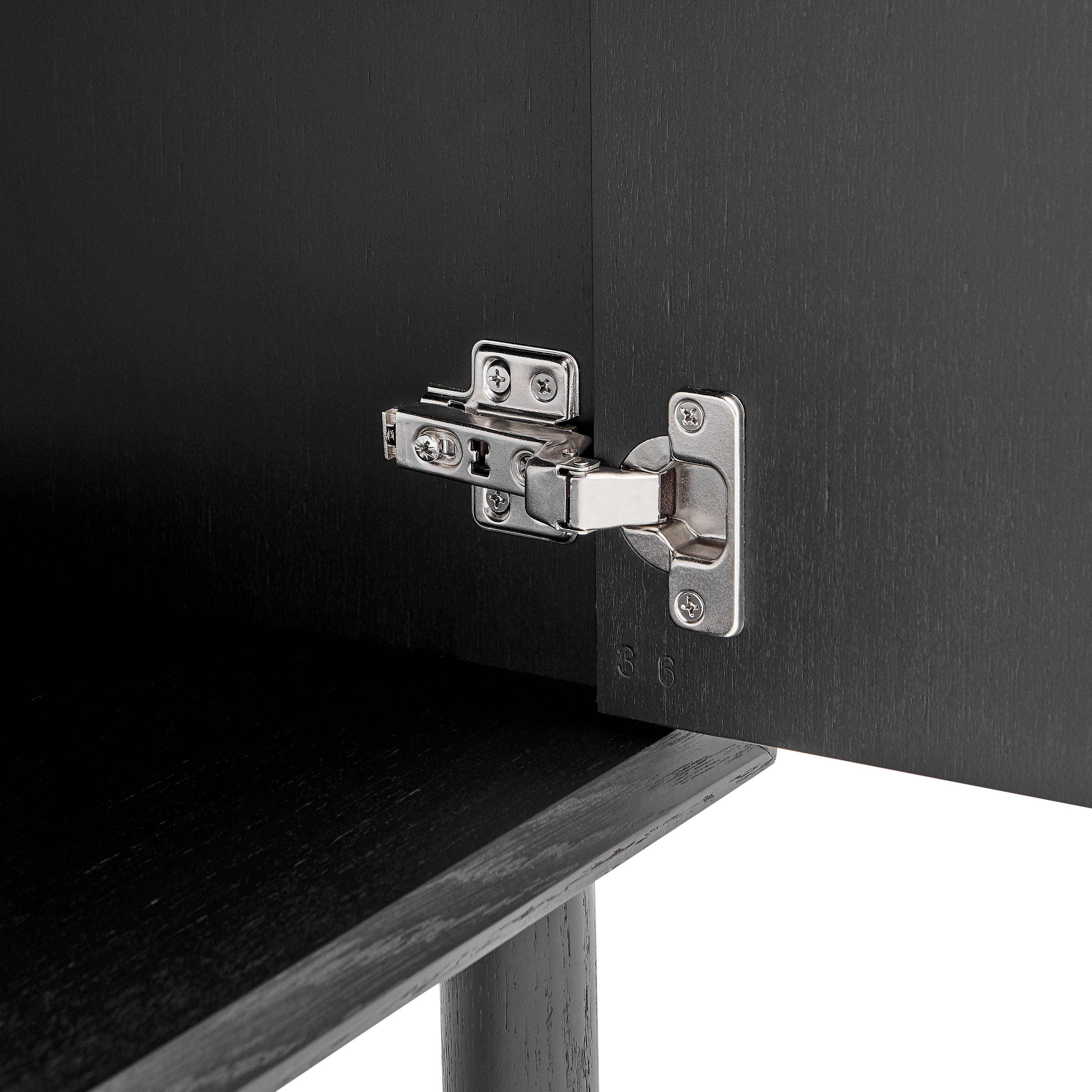 Kayla 85" Media Stand in Black