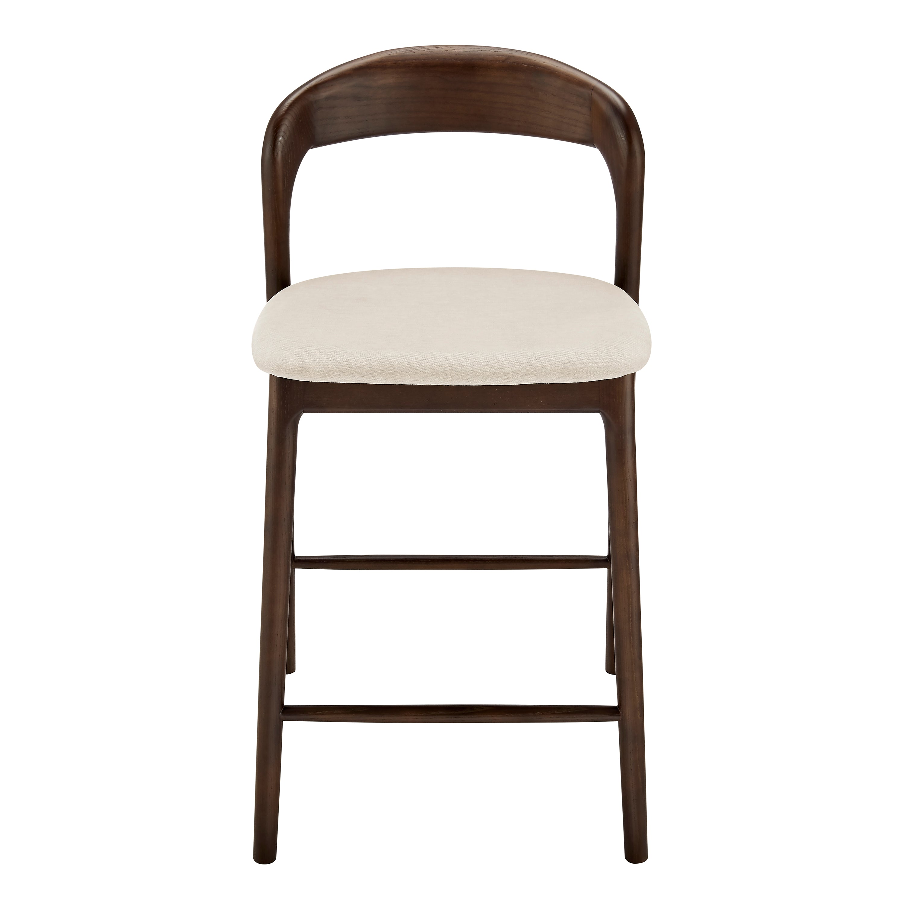 Estelle Counter Height Barstool in Walnut