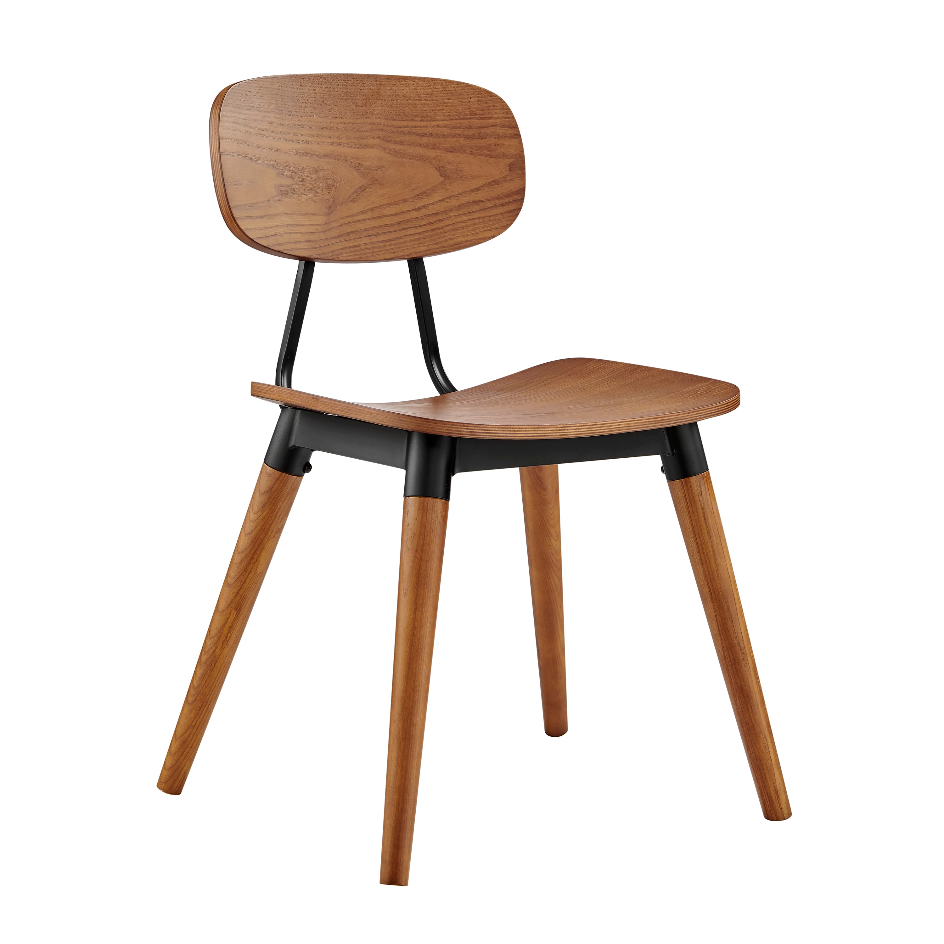 Vega Side Chair in Walnut Stain Wood