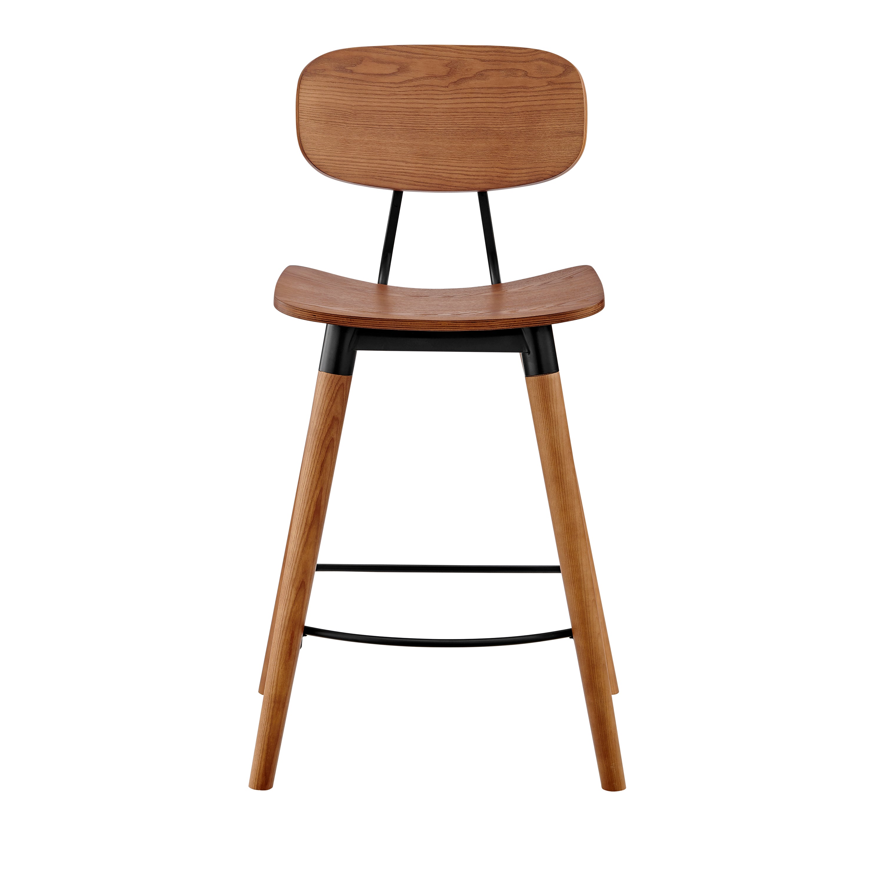 Vega Stool in Walnut Colored Wood