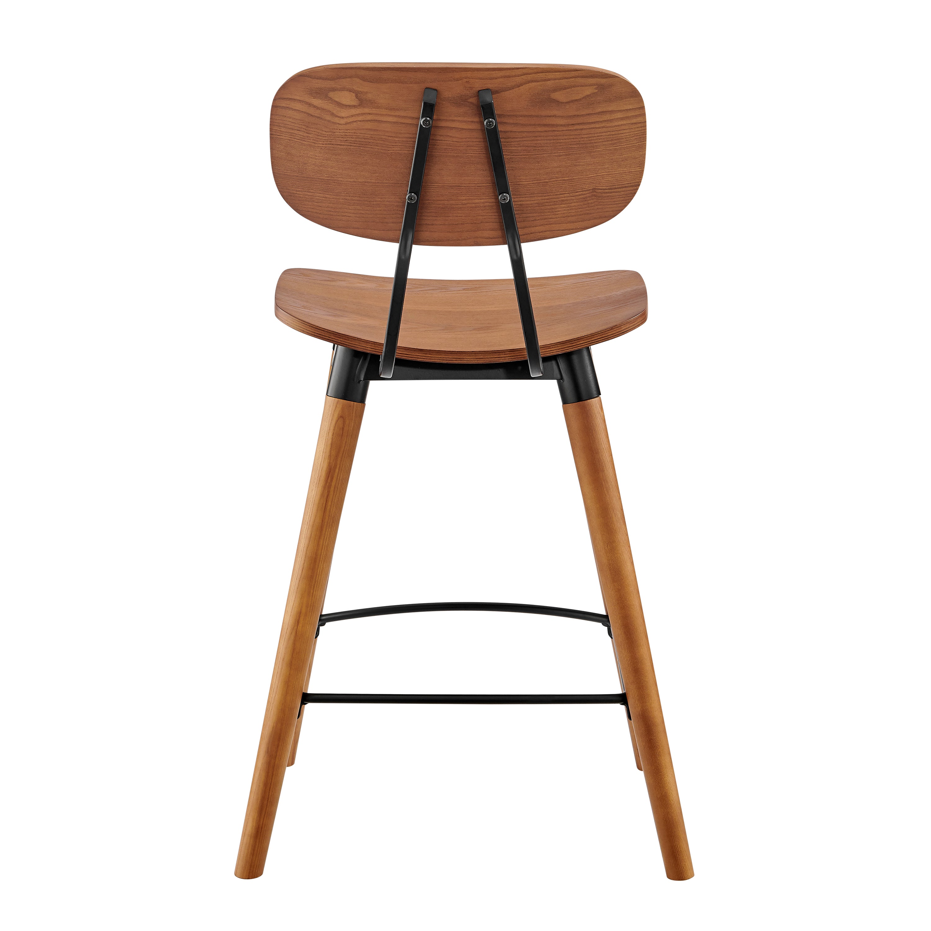 Vega Stool in Walnut Colored Wood
