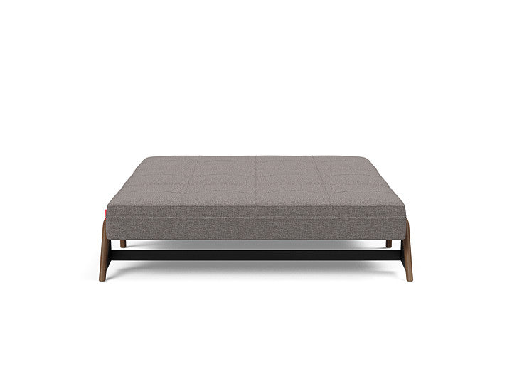 Cubed Full Sleeper Sofa Grey / Dark Wood