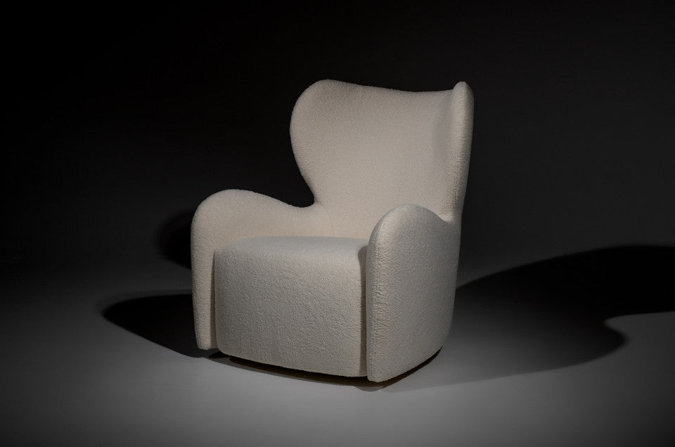 Kobe Swivel Chair in Beacon Creme