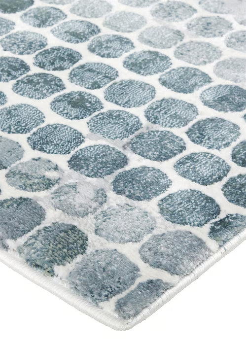 Atwell 8' x 10' Are Rug in Blue & Silver