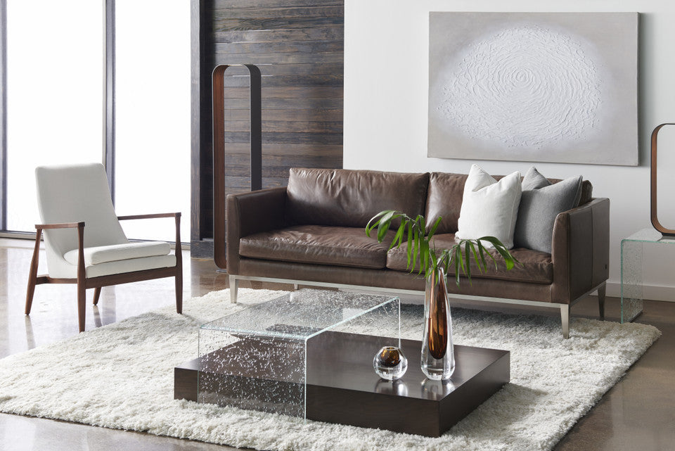 Aaron Chair in Arther Brindle Upholstery  & Mink Arms