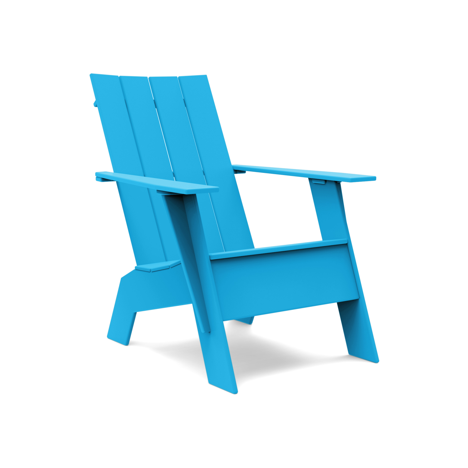 Adirondack Tall Flat Chair Blue