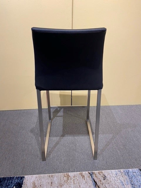 Trica Curvo Counter Stool Brushed Steel