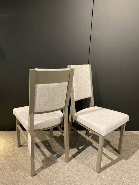 Amisco Payton Dinning Chair in Titanium & Sleet