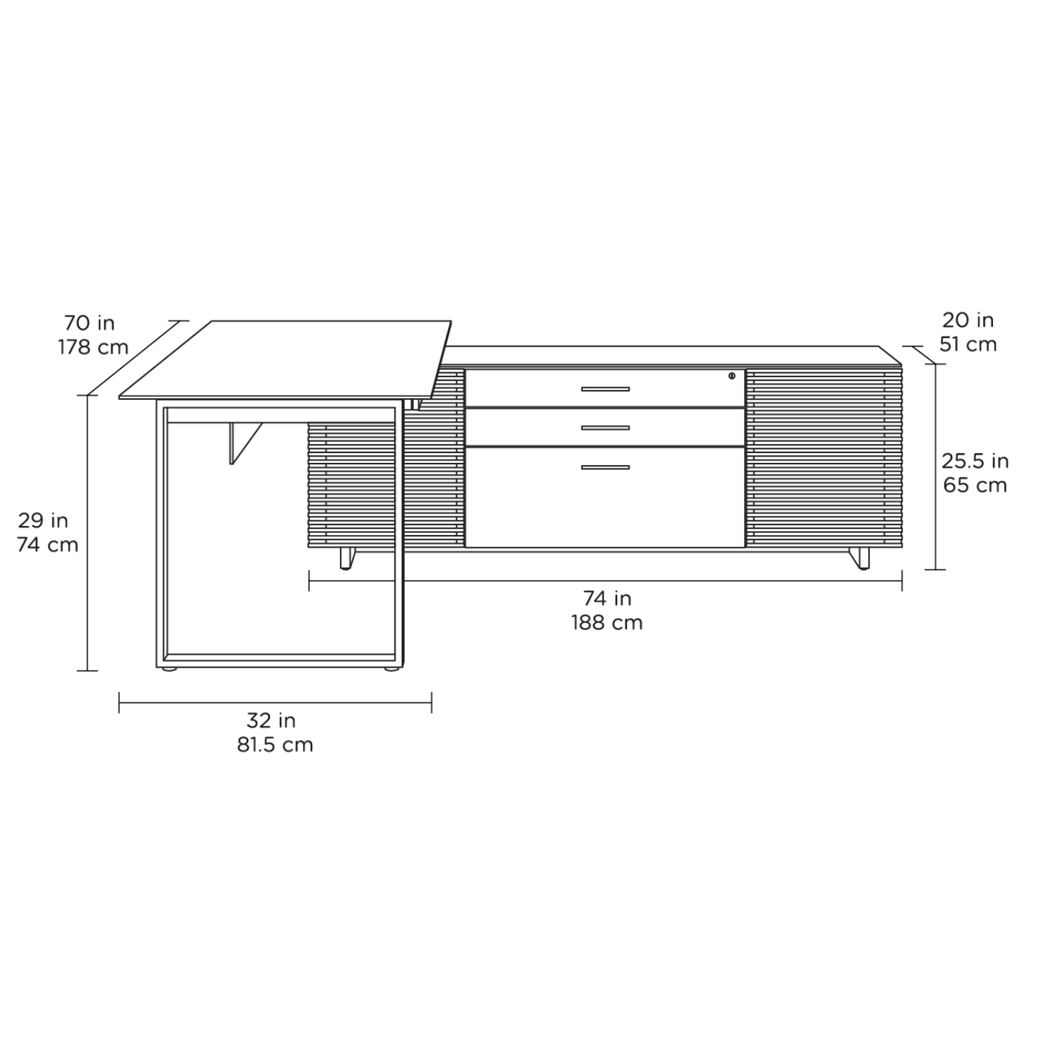 Corridor L-Desk