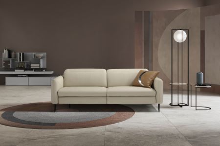 Dusk Powered Sofa in Blue Titanium