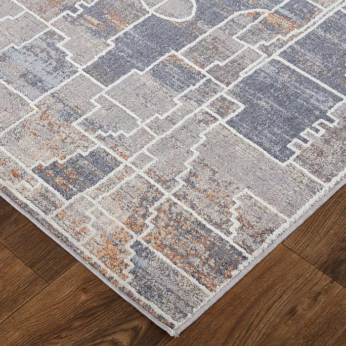 Francisco 8' x 10' Area Rug in Blue Multicolor