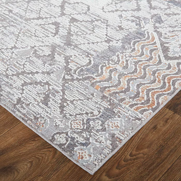 Francisco 8' x 10' Area Rug in Ivory Gray