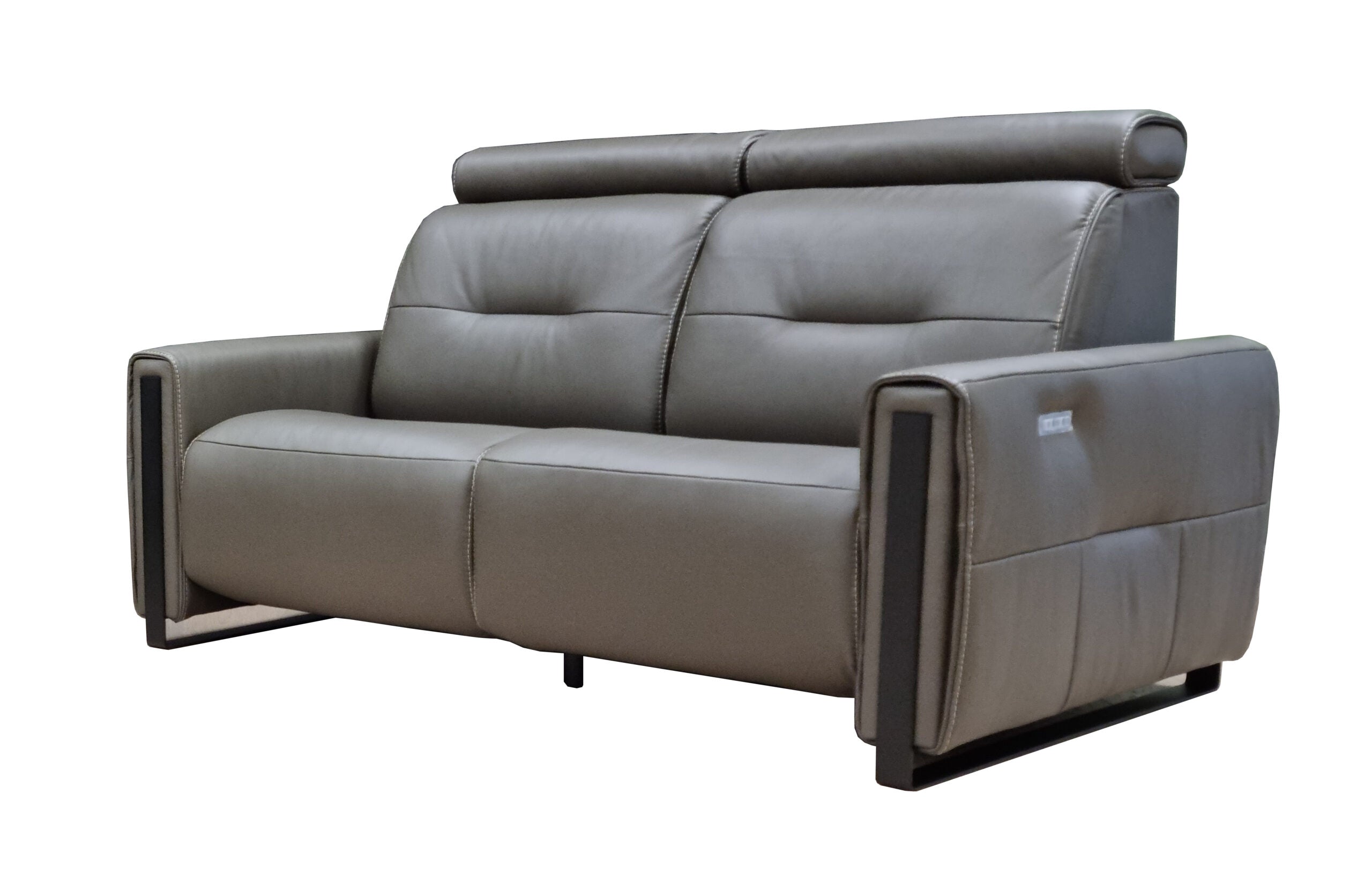 Monte Carlo 2 Seater Powered Sofa in Cement