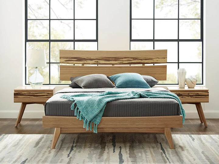 Azara Queen Platform Bed Caramelized