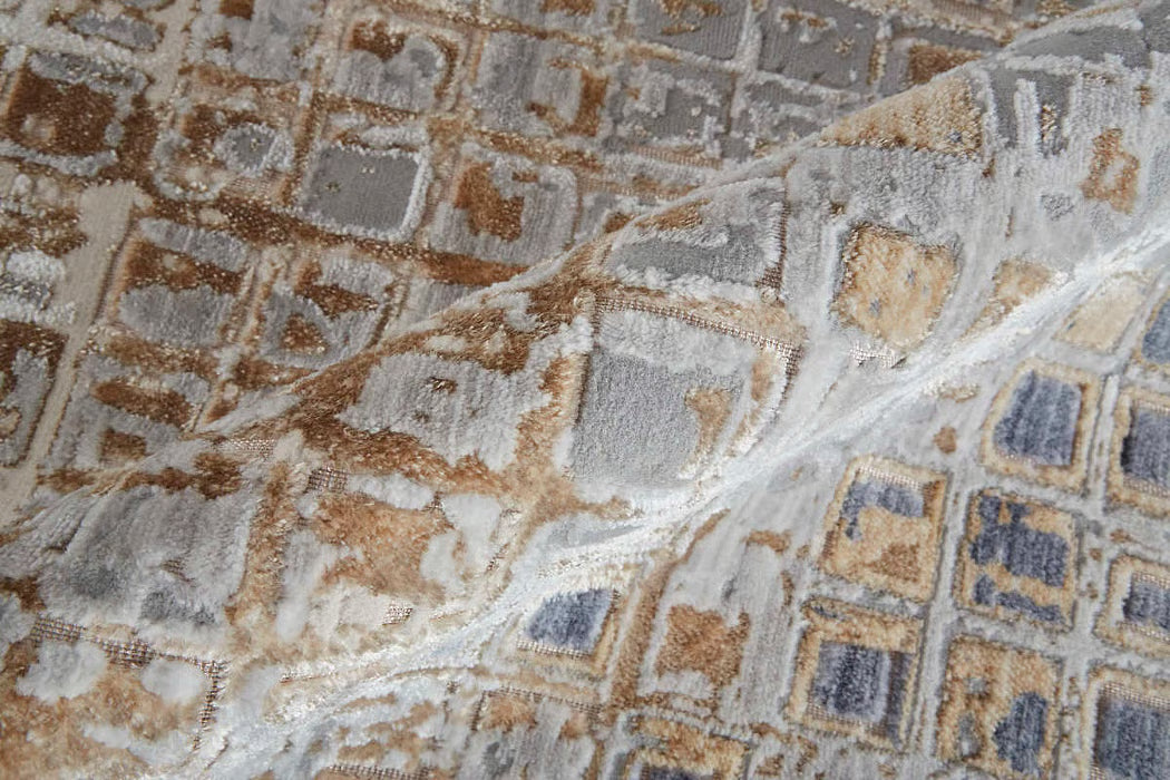 Laina 7'10" x 9'6" Area Rug in Beige grey