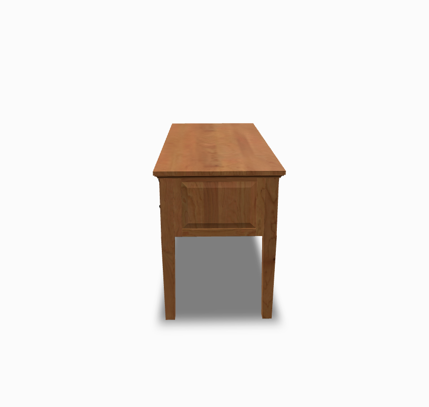 Long Meadow Writing Desk in Rustic Cherry Wood
