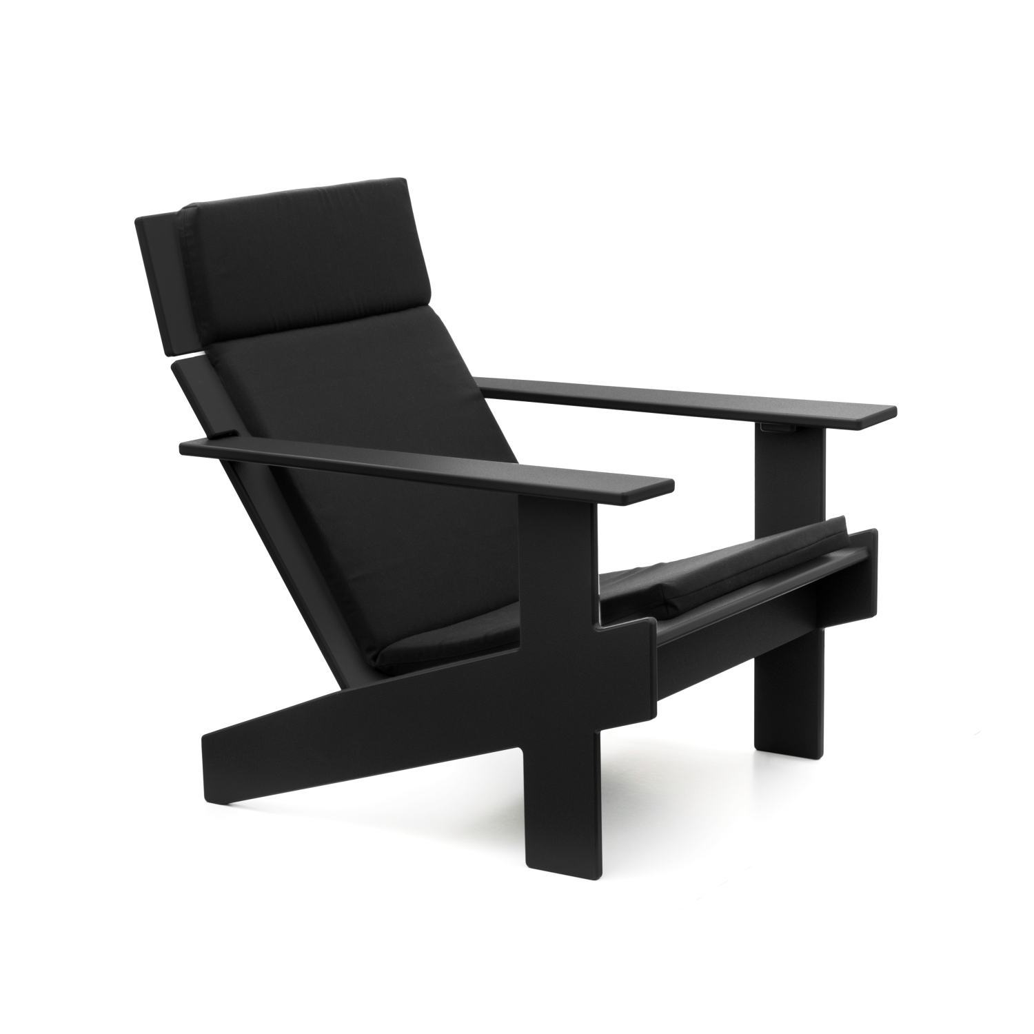 Lollygagger Tall Lounge Chair Black