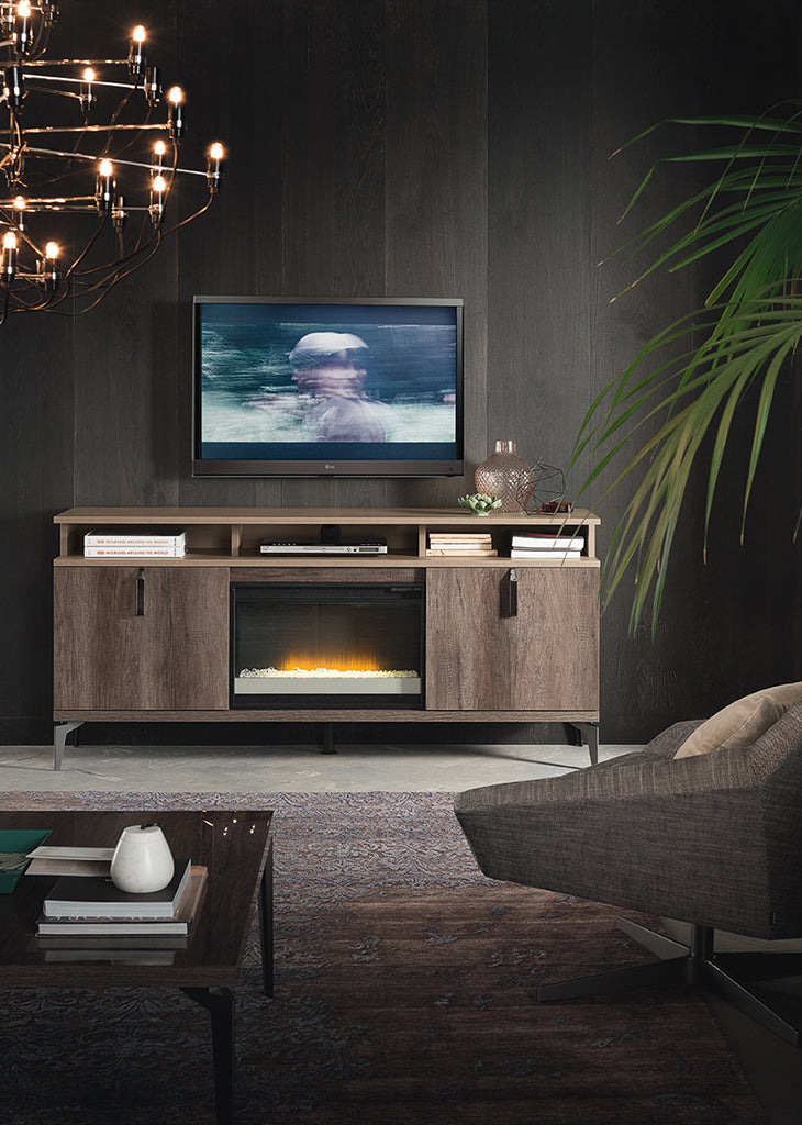 Matera TV Stand in Oak Grain Surface