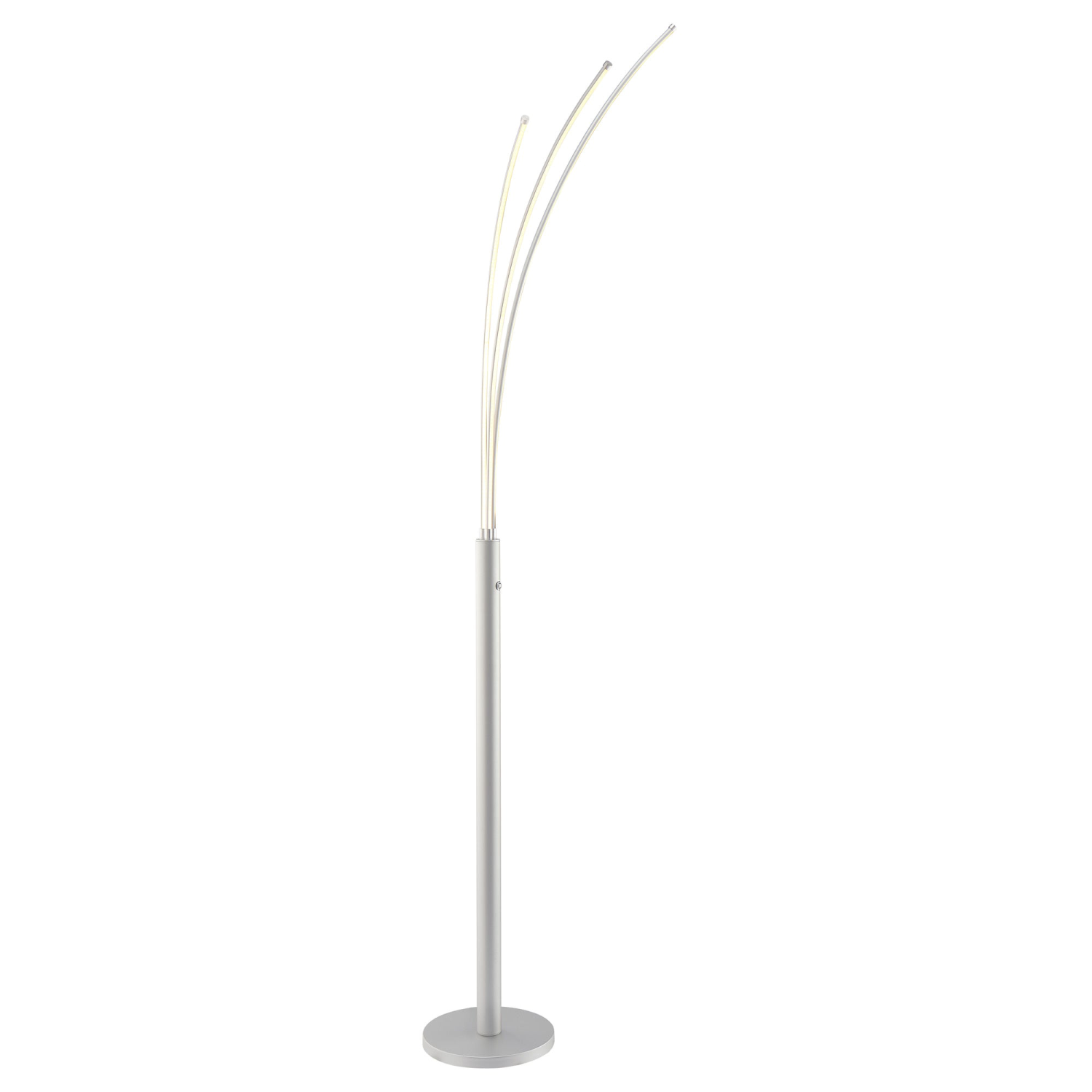 Monite 3-Lite Floor Lamp Side View on White Background