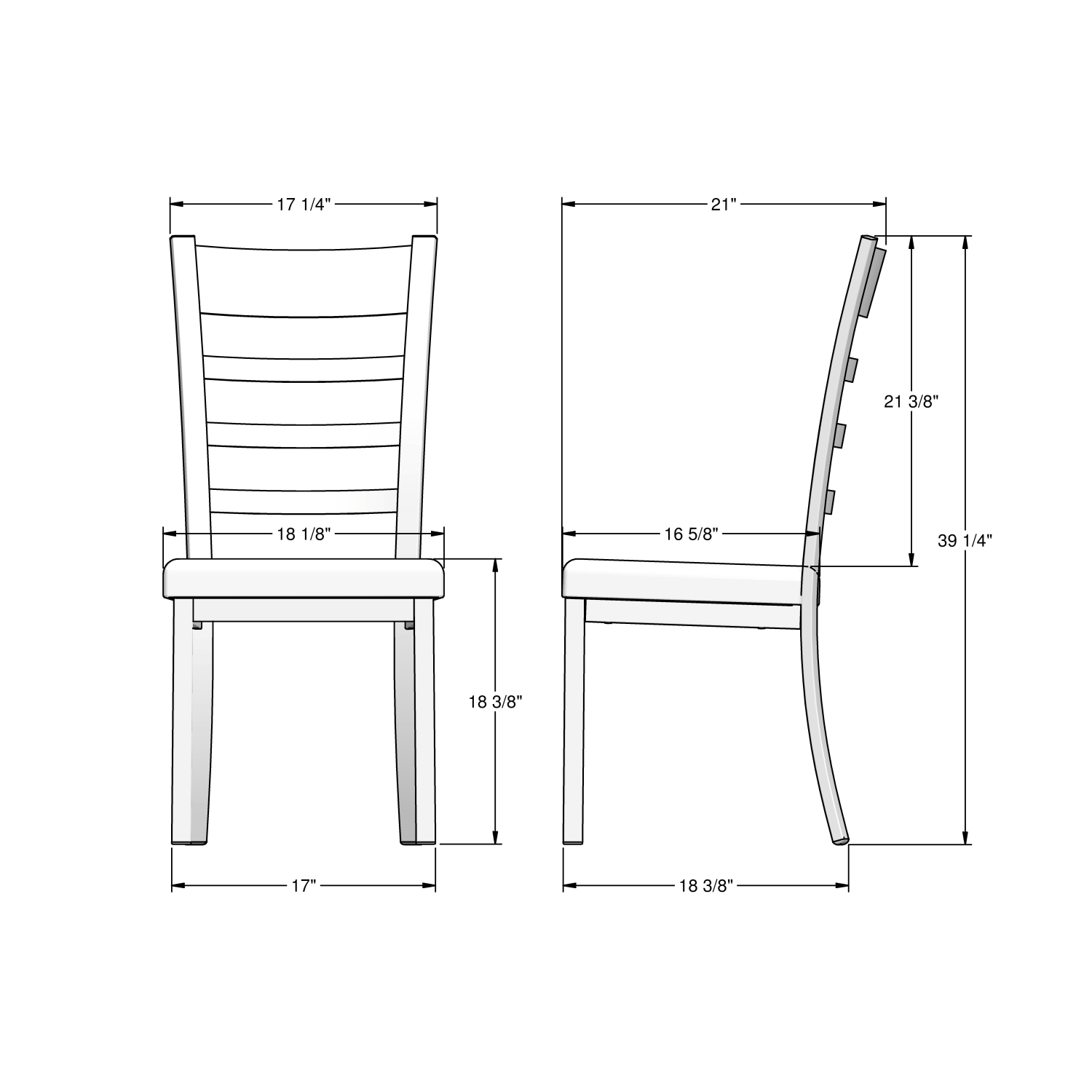 Owen Dining Chair Magnetite Indigo