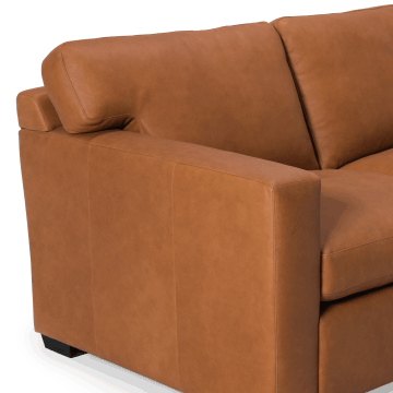 Madison Sofa Track Arm Leather