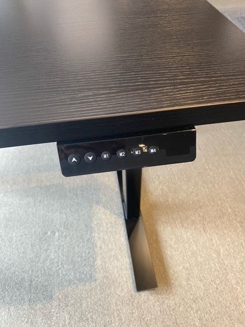 Kalmar 54" Sit-Stand Desk in Espresso