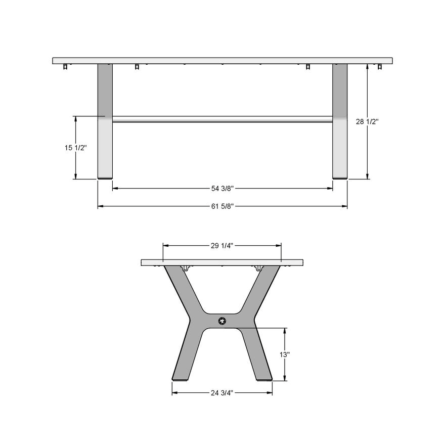 Parade Dining Table Cobrizo Tiramisu